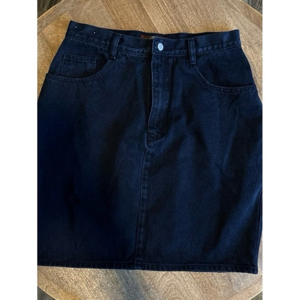 Women's Vintage Denim Skirt By JEANJER JEANS By JORDACHE, Size 11/12